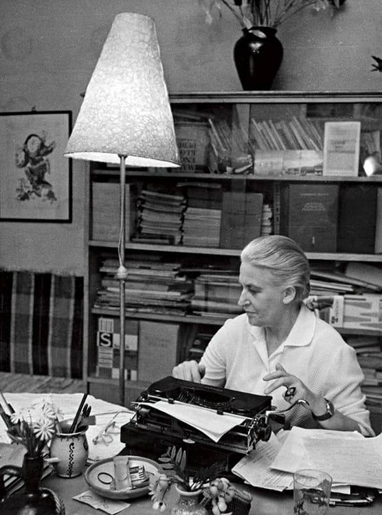 maszyna do pisania i Anna Świrszczyńska