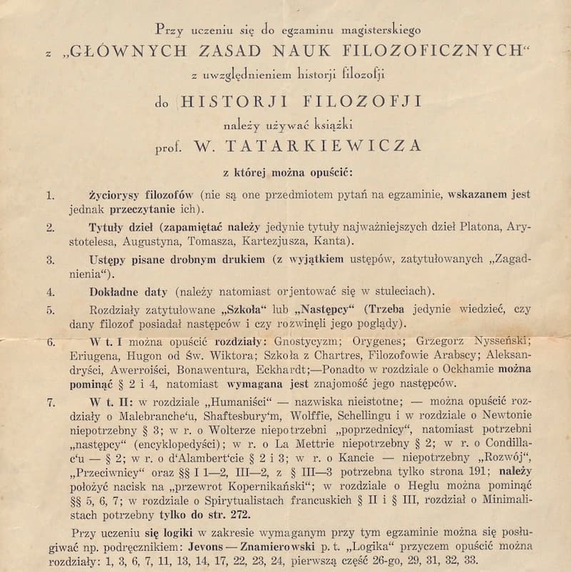 Jak kiedyś uczono filozofii