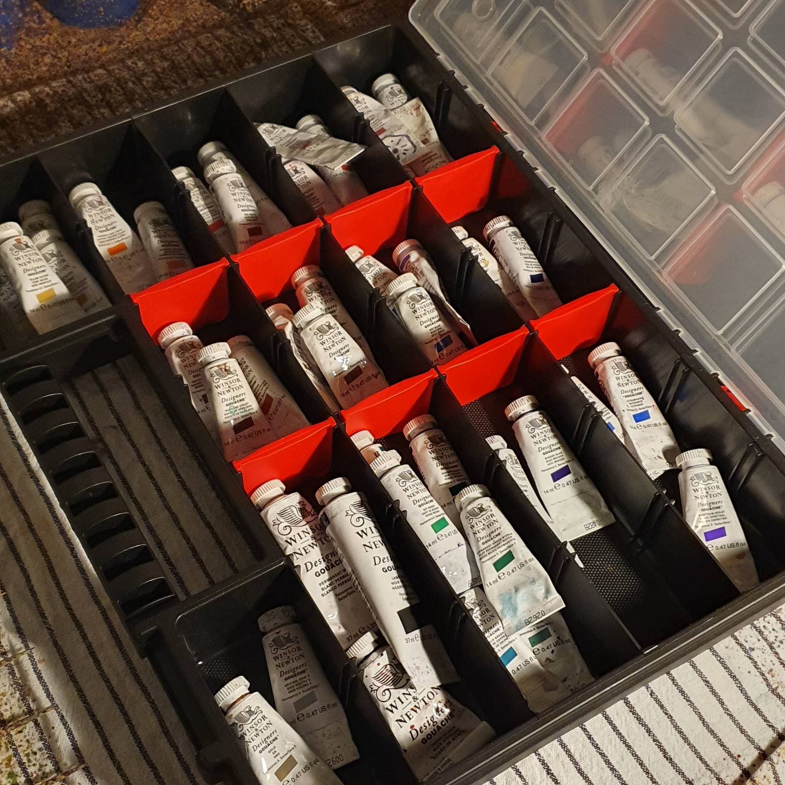 Paleta kolorów farb winsor