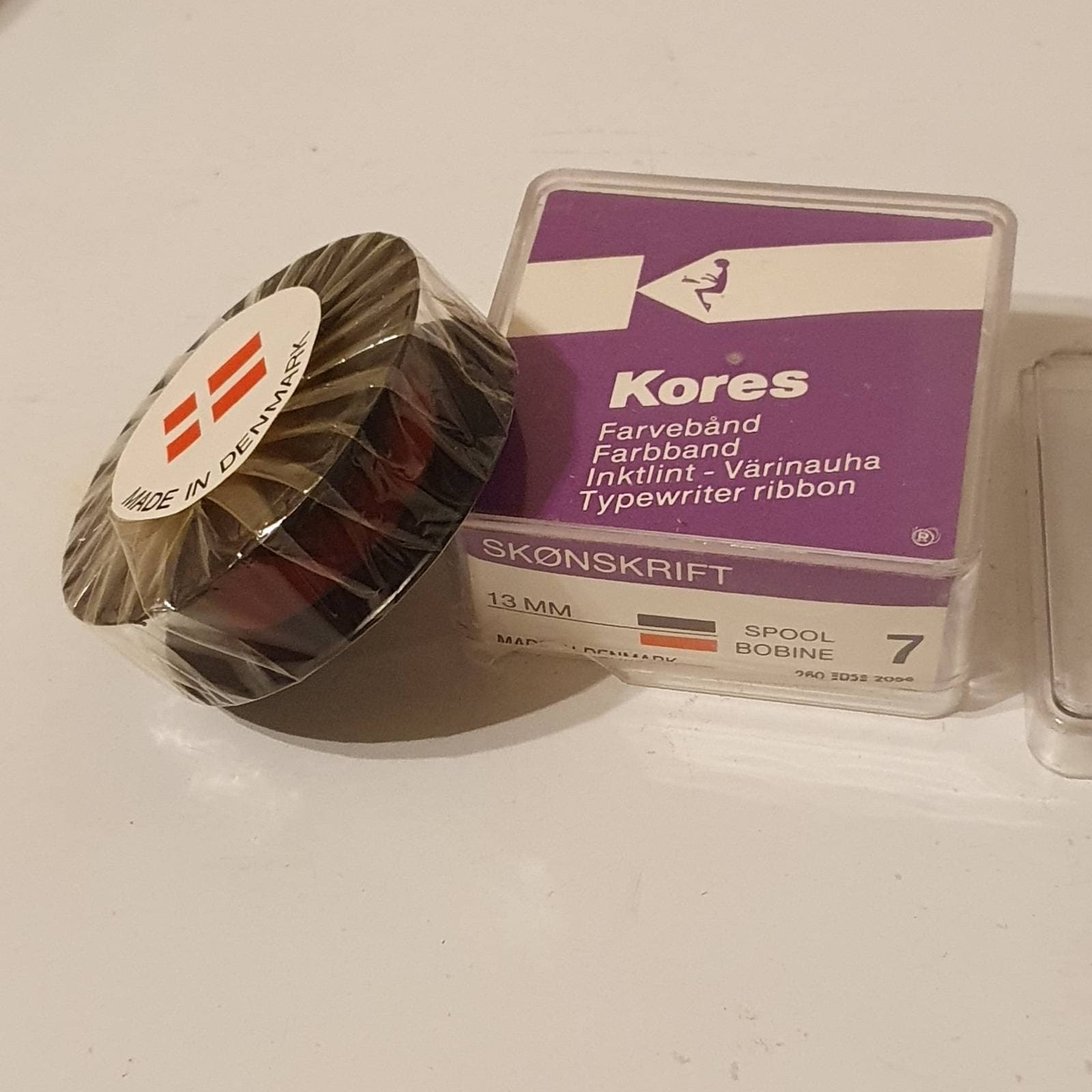 kores danish ribbon for typewriter oryginalna wstążka