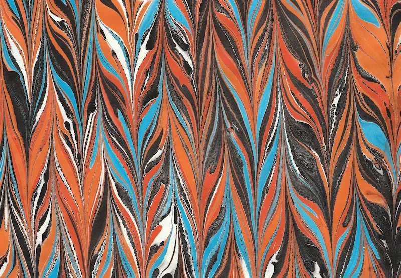 Marmurek wykonany z użyciem czerni żelazowej nadesłała [Kata Kałuża](https://www.instagram.com/katakaluza/).